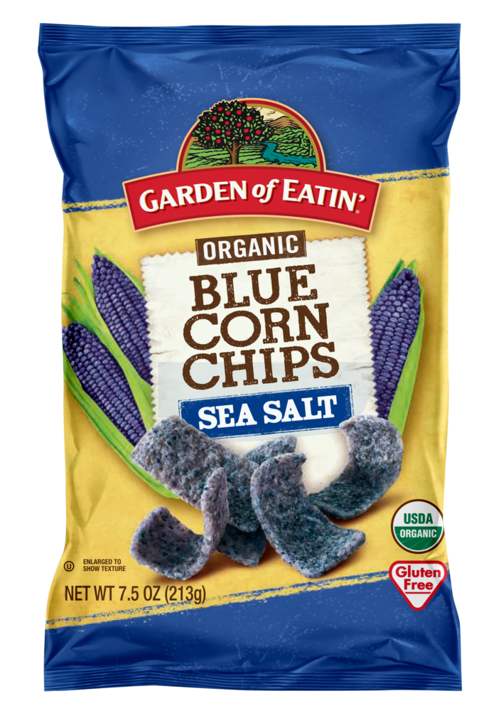 Blue Corn Chips with Sea Salt - Garden of Eatin'