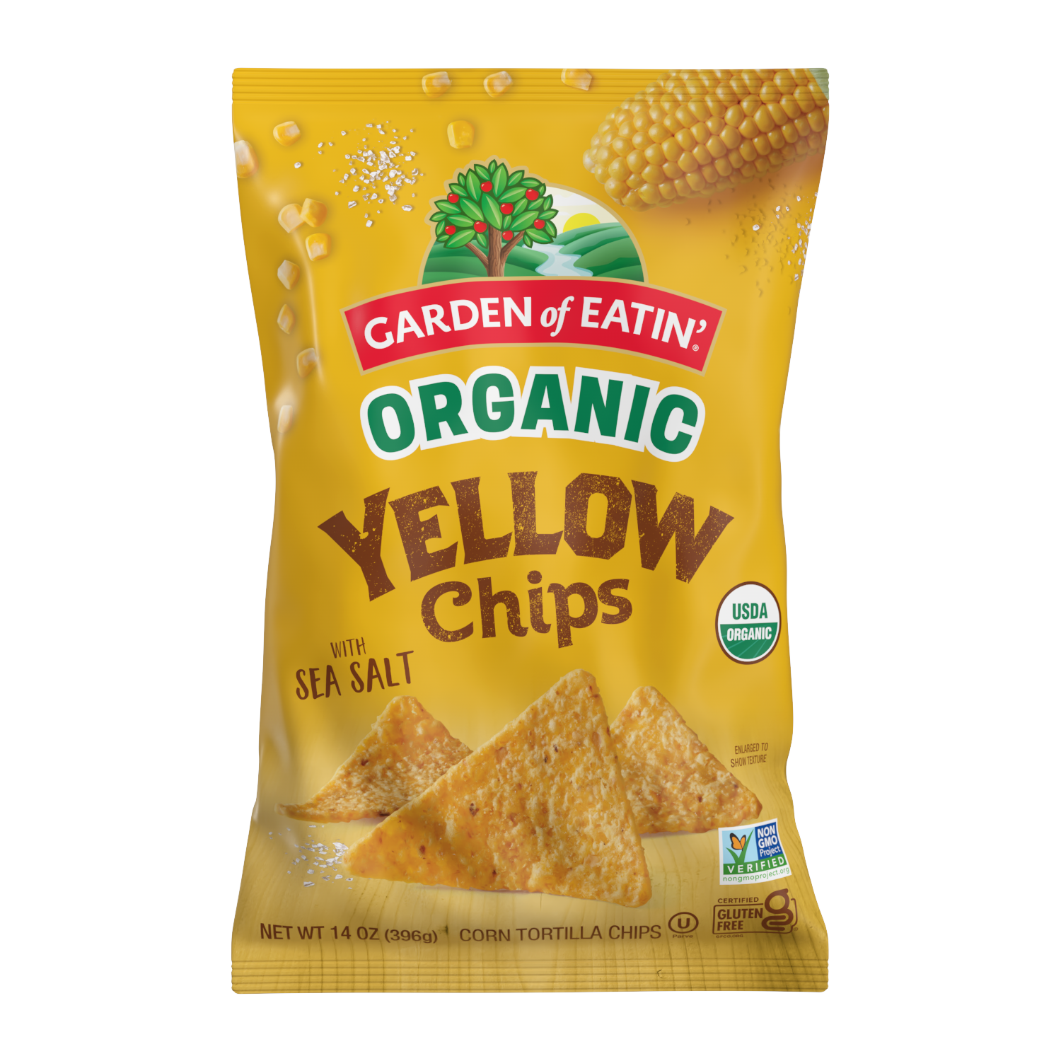Organic Yellow Chips with Sea Salt