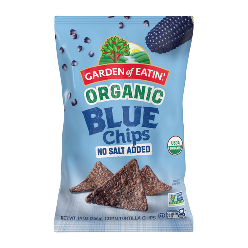 Organic Blue Chips No Salt Added